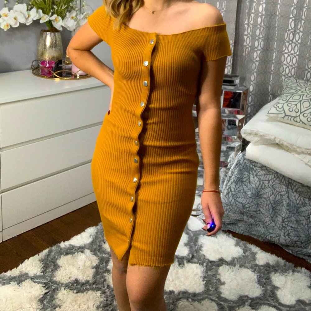Off the shoulder dress